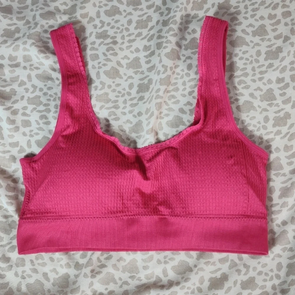 Jessica Simpson Red Pink Bralette Large